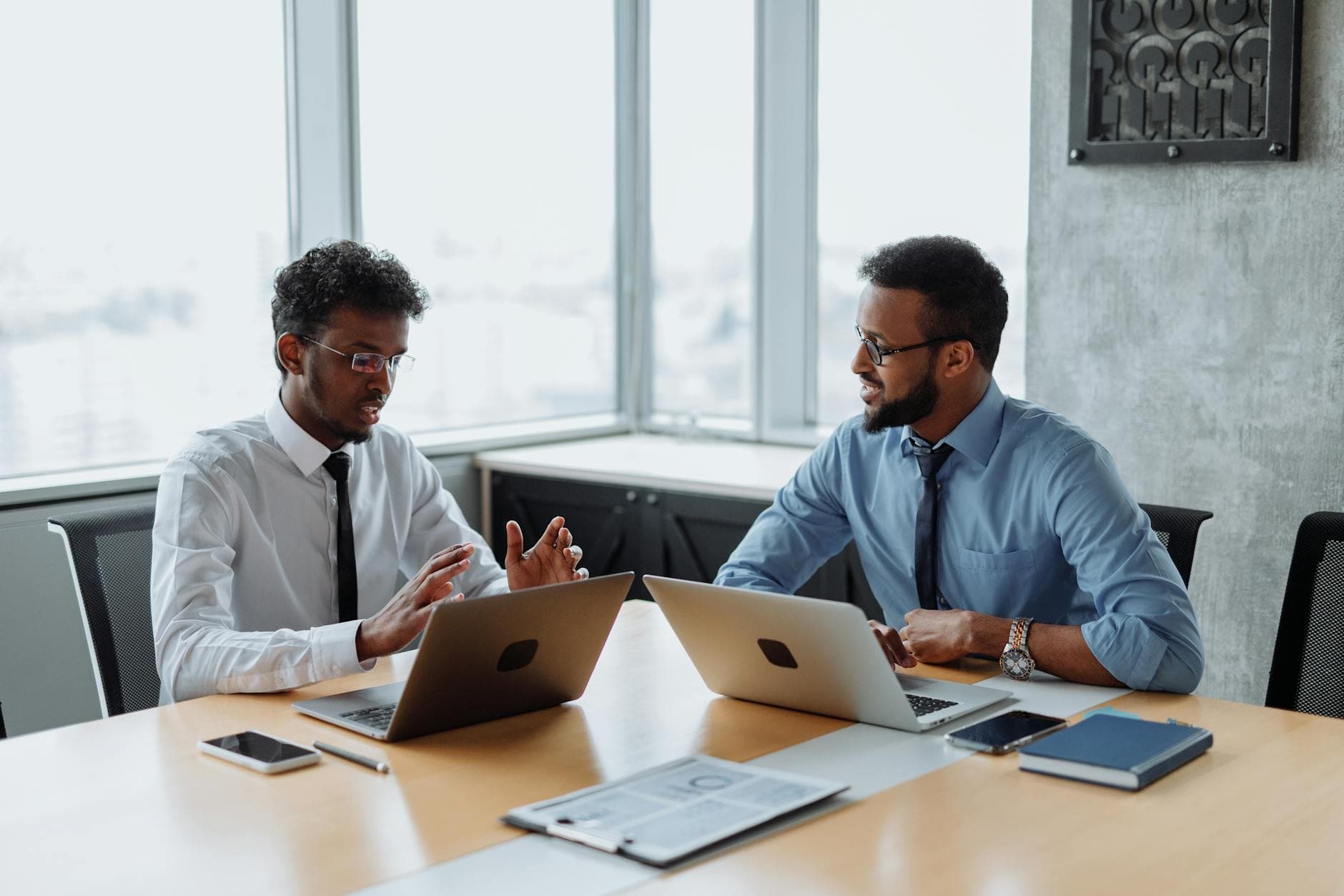 A consulting session in progress — ECI also subsidises advisory services to scope AI projects.